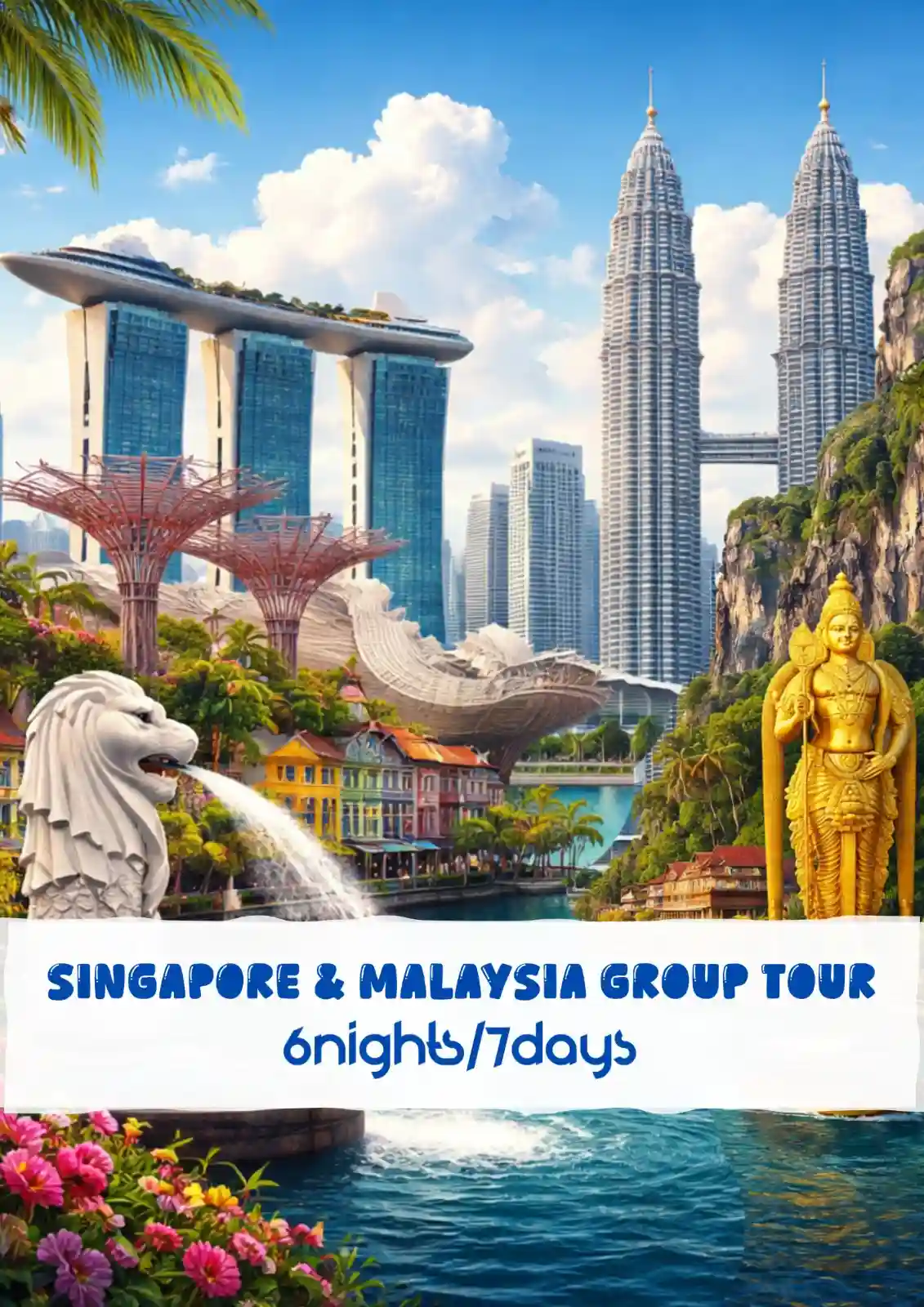 Singapore and Malaysia tour package from Chennai skyline travel