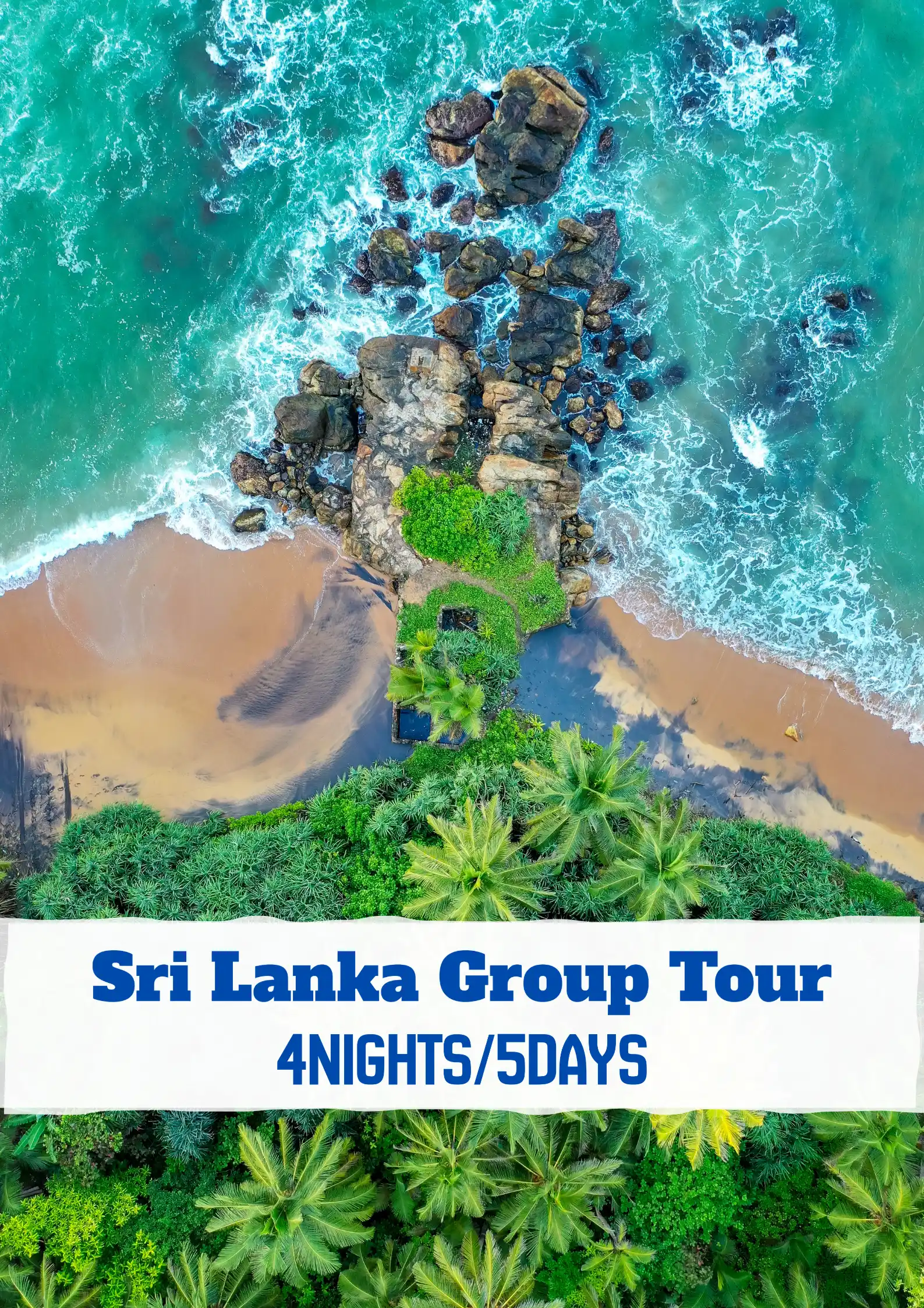 Sri Lanka tour packages beach view group travel scenic coastline